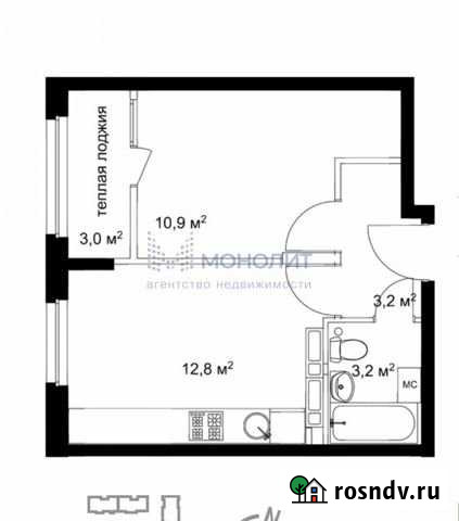 1-комнатная квартира, 33.1 м², 7/18 эт. на продажу в Нижнем Новгороде Нижний Новгород - изображение 1