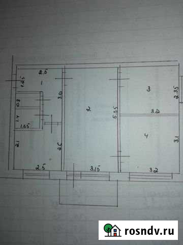 3-комнатная квартира, 48.4 м², 2/5 эт. на продажу в Тулуне Тулун - изображение 1