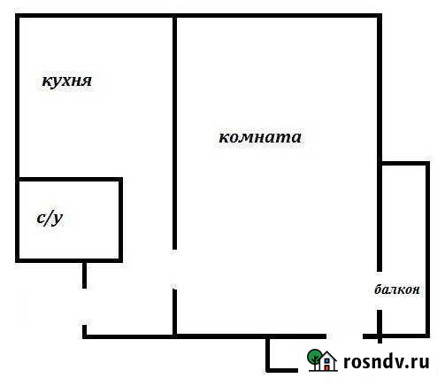 1-комнатная квартира, 34 м², 5/9 эт. в аренду на длительный срок во Владивостоке Владивосток - изображение 1
