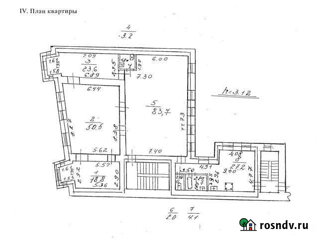 Квартира со свободной планировкой, 210 м², 3/4 эт. на продажу в Санкт-Петербурге Санкт-Петербург - изображение 1