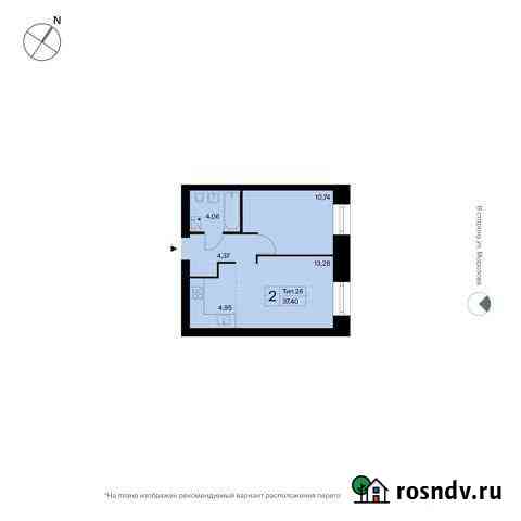 2-комнатная квартира, 37.4 м², 1/10 эт. на продажу в Сыктывкаре Сыктывкар