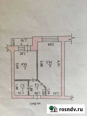 1-комнатная квартира, 36 м², 2/5 эт. на продажу в Канаше Канаш - изображение 1