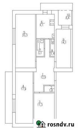 4-комнатная квартира, 95.6 м², 4/5 эт. на продажу в Евпатории Евпатория