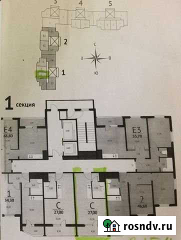 Квартира-студия, 27 м², 9/18 эт. на продажу в Ростове-на-Дону Ростов-на-Дону - изображение 1