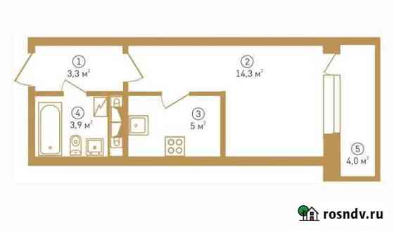 Квартира-студия, 30.5 м², 20/25 эт. на продажу в Липецке Липецк