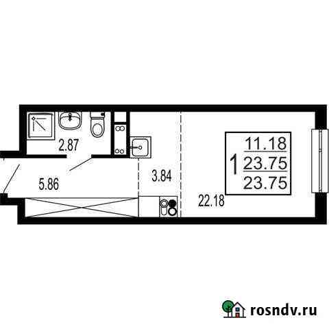 Квартира-студия, 23.8 м², 4/17 эт. на продажу в Лыткарино Лыткарино