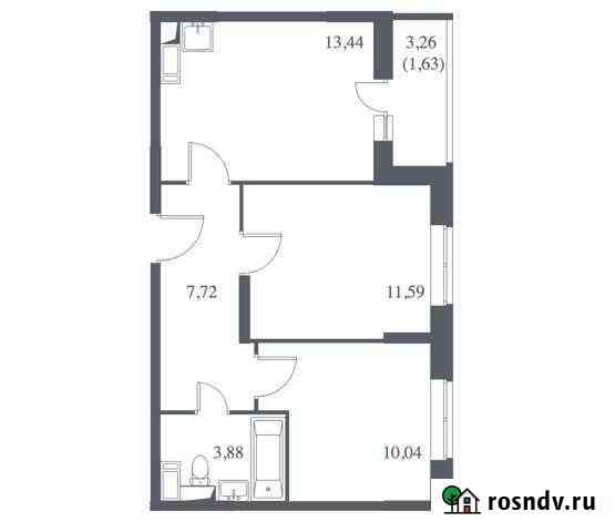 2-комнатная квартира, 48.3 м², 8/14 эт. на продажу в Щербинке Щербинка