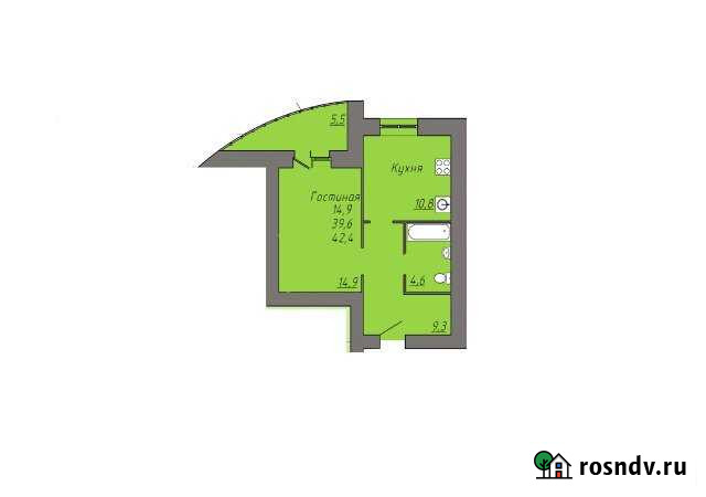 1-комнатная квартира, 42.4 м², 11/16 эт. на продажу в Саранске Саранск - изображение 1