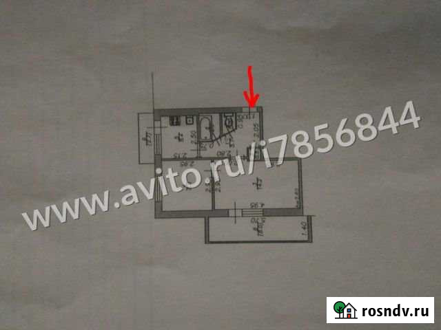 2-комнатная квартира, 43 м², 2/5 эт. на продажу в Яксатово Яксатово - изображение 1