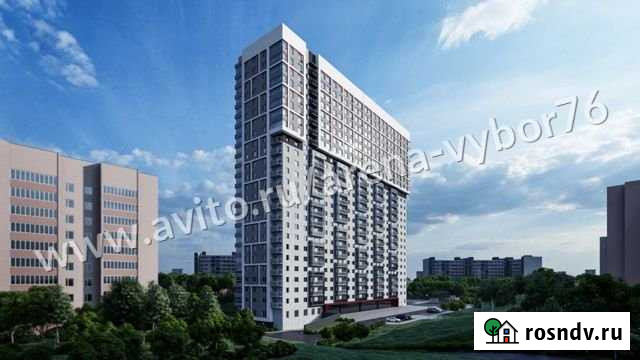 1-комнатная квартира, 40.2 м², 10/25 эт. на продажу в Ярославле Ярославль - изображение 1