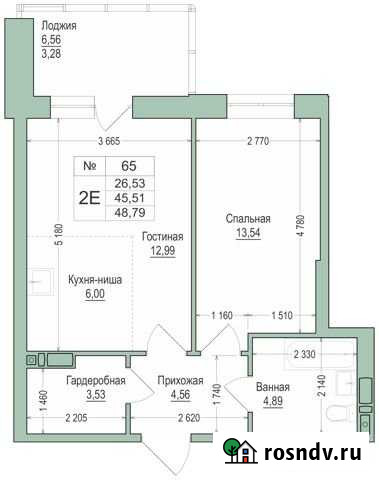 2-комнатная квартира, 48.8 м², 8/25 эт. на продажу в Перми Пермь - изображение 1