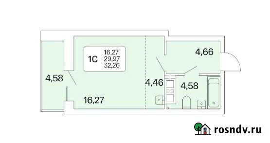 Квартира-студия, 32.3 м², 11/25 эт. на продажу в Новосибирске Новосибирск - изображение 1