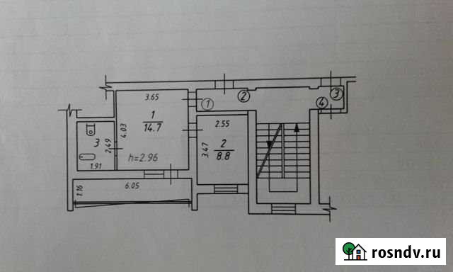 2-комнатная квартира, 35.3 м², 2/4 эт. на продажу в Маркове Маркова - изображение 1