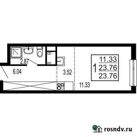 Квартира-студия, 23.8 м², 13/17 эт. на продажу в Лыткарино Лыткарино