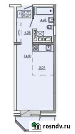 1-комнатная квартира, 31 м², 11/16 эт. на продажу в Иркутске Иркутск