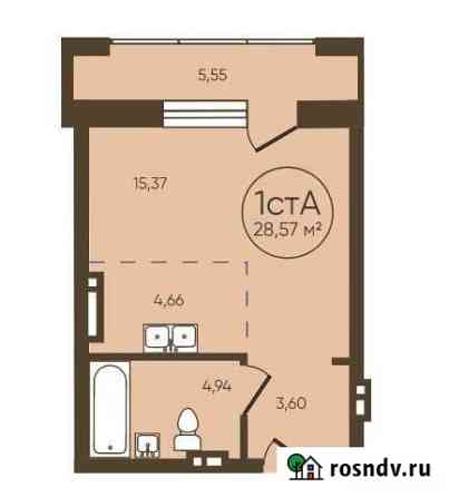 Квартира-студия, 28.5 м², 1/18 эт. на продажу в Новосибирске Новосибирск