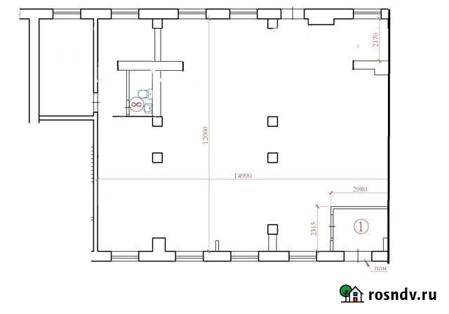 Продам помещение, 180 кв.м. 1 этаж, 1 линия Красноярск - изображение 1