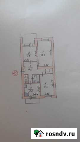 3-комнатная квартира, 68 м², 5/5 эт. на продажу в Симферополе Симферополь - изображение 1