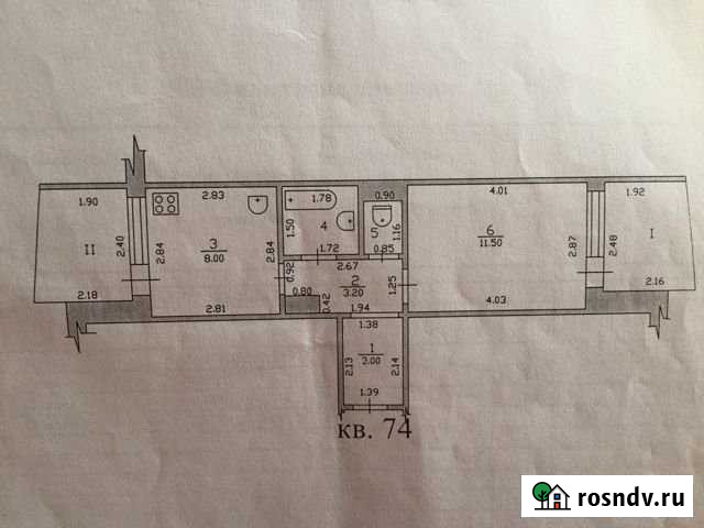 1-комнатная квартира, 29.3 м², 4/9 эт. на продажу в Тамбове Тамбов - изображение 1