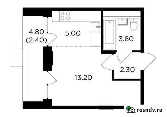 Квартира-студия, 26.7 м², 5/17 эт. на продажу в Мытищах Мытищи