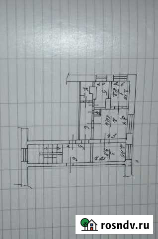 3-комнатная квартира, 46.4 м², 2/2 эт. на продажу в Калуге Калуга - изображение 1