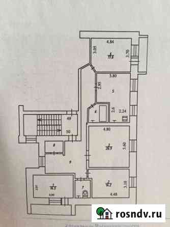 4-комнатная квартира, 127.7 м², 3/6 эт. на продажу в Калуге Калуга