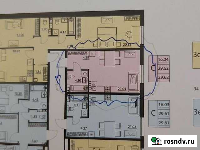 Квартира-студия, 30 м², 4/6 эт. на продажу в Воронеже Воронеж - изображение 1