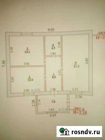 Дом 60 м² на участке 6 сот. на продажу в Боринском Боринское - изображение 1