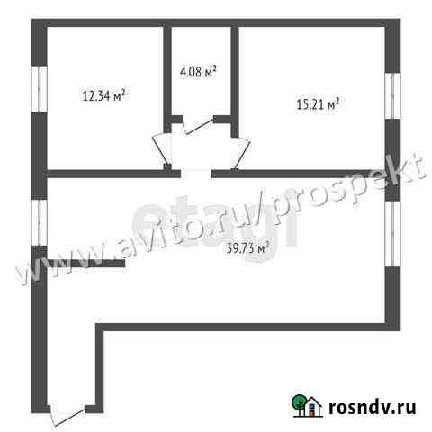 3-комнатная квартира, 72 м², 2/5 эт. на продажу в Симферополе Симферополь