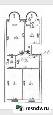 3-комнатная квартира, 110.3 м², 12/13 эт. на продажу в Махачкале Махачкала