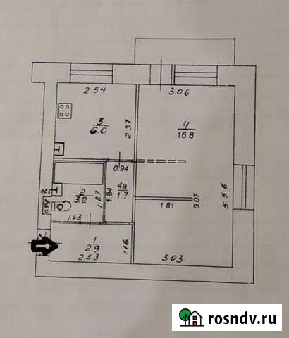 1-комнатная квартира, 30.6 м², 3/4 эт. на продажу в Кирове Киров - изображение 1