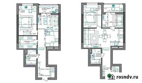 Квартира со свободной планировкой, 53.6 м², 7/22 эт. на продажу в Ростове-на-Дону Ростов-на-Дону