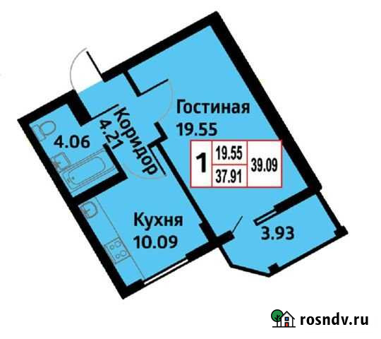 1-комнатная квартира, 39 м², 12/16 эт. на продажу в Оренбурге Оренбург - изображение 1
