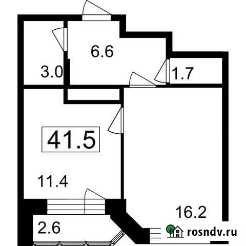 1-комнатная квартира, 38.9 м², 5/7 эт. на продажу в Мытищах Мытищи - изображение 1