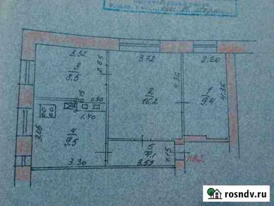 3-комнатная квартира, 48 м², 1/2 эт. на продажу в Высокой Горе Высокая Гора