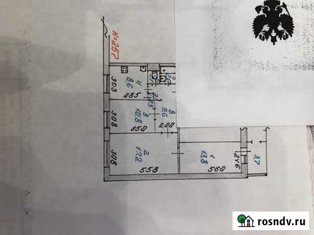 3-комнатная квартира, 63.9 м², 4/10 эт. на продажу в Комсомольске-на-Амуре Комсомольск-на-Амуре - изображение 1
