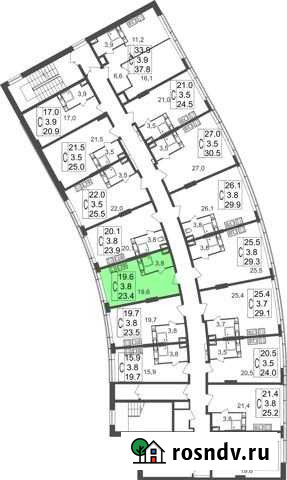 Квартира-студия, 23.4 м², 13/17 эт. на продажу в Королеве Королев - изображение 1