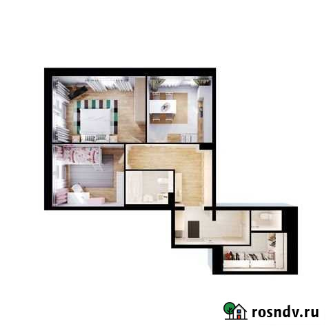 2-комнатная квартира, 65.9 м², 10/25 эт. на продажу в Котельниках Котельники - изображение 1