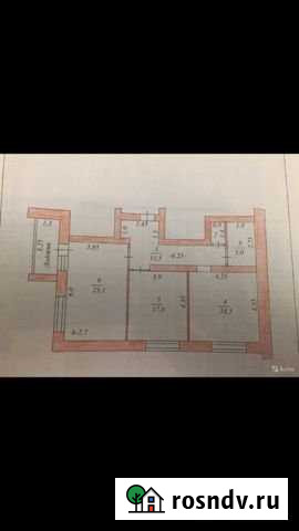 2-комнатная квартира, 76.4 м², 5/5 эт. на продажу в Мичуринске Мичуринск - изображение 1