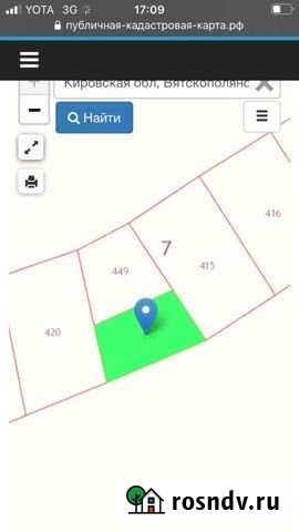 Участок ИЖС 7 сот. на продажу на Вятских Полянах Вятские Поляны - изображение 1