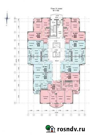 1-комнатная квартира, 46.2 м², 8/17 эт. на продажу в Кохме Кохма - изображение 1