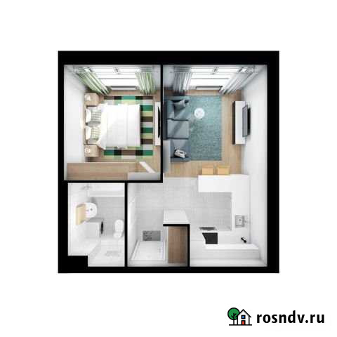 1-комнатная квартира, 35.8 м², 3/25 эт. на продажу в Балашихе Балашиха - изображение 1