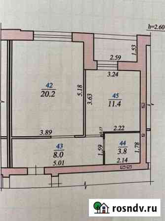 1-комнатная квартира, 44 м², 1/10 эт. на продажу в Самаре Самара