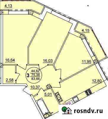 3-комнатная квартира, 89 м², 2/6 эт. на продажу в Новороссийске Новороссийск