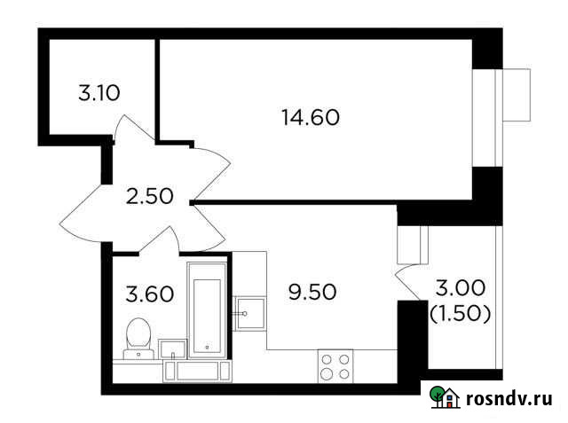 1-комнатная квартира, 34.8 м², 8/11 эт. на продажу в Пушкино Пушкино - изображение 1