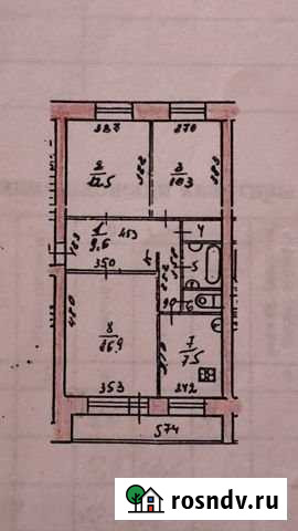 3-комнатная квартира, 62 м², 2/5 эт. на продажу в Йошкар-Оле Йошкар-Ола - изображение 1