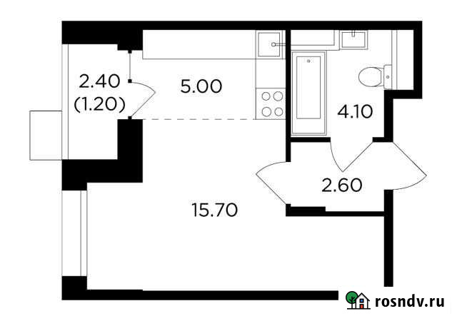 Квартира-студия, 28.6 м², 2/17 эт. на продажу в Мытищах Мытищи - изображение 1