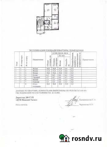 3-комнатная квартира, 58.8 м², 1/5 эт. на продажу в Нижнем Тагиле Нижний Тагил - изображение 1