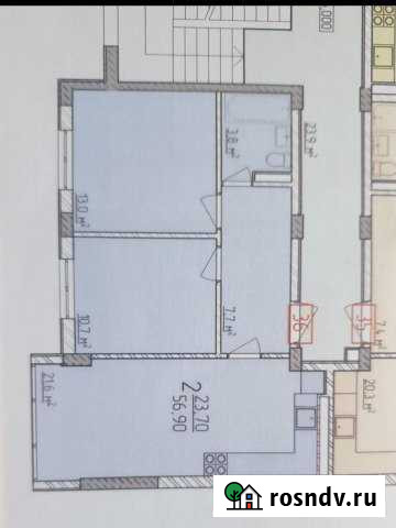 2-комнатная квартира, 57 м², 1/3 эт. на продажу в Новороссийске Новороссийск - изображение 1