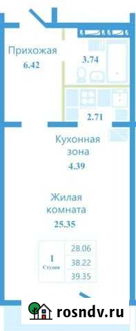 Квартира-студия, 40 м², 4/10 эт. на продажу в Новосибирске Новосибирск - изображение 1